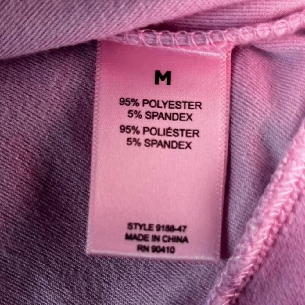 Juicy Couture Pink Velour Hoodie - Y2K Rhinestone Front Logo - Women's Medium